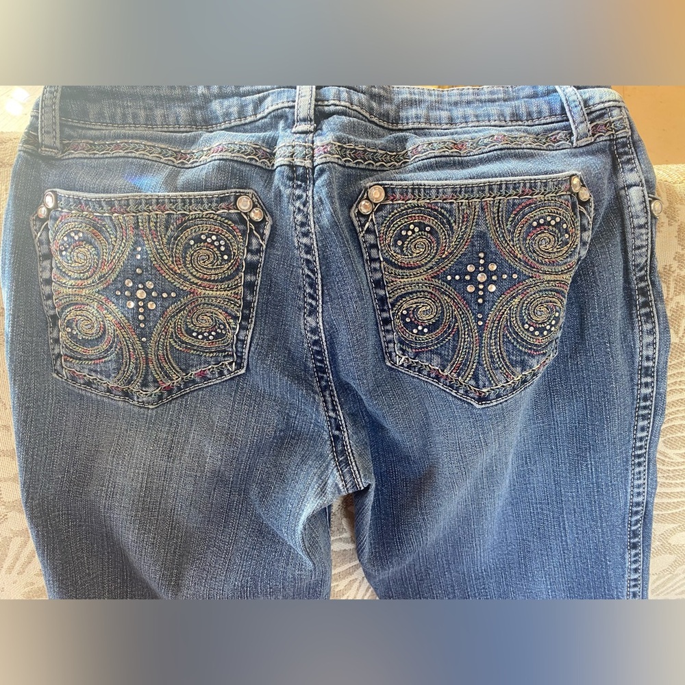 COPY - Custom upcycled bellbottom jeans